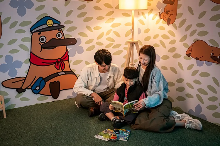 達克比的溫暖閱讀小角落。業者提供