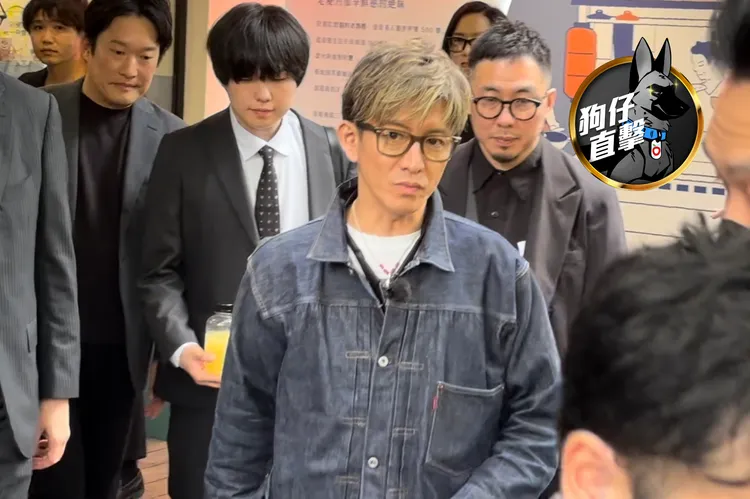 木村拓哉昨天連跑5個點拍YouTube影片，所到之處都擠滿粉絲搶拍。特勤中心攝