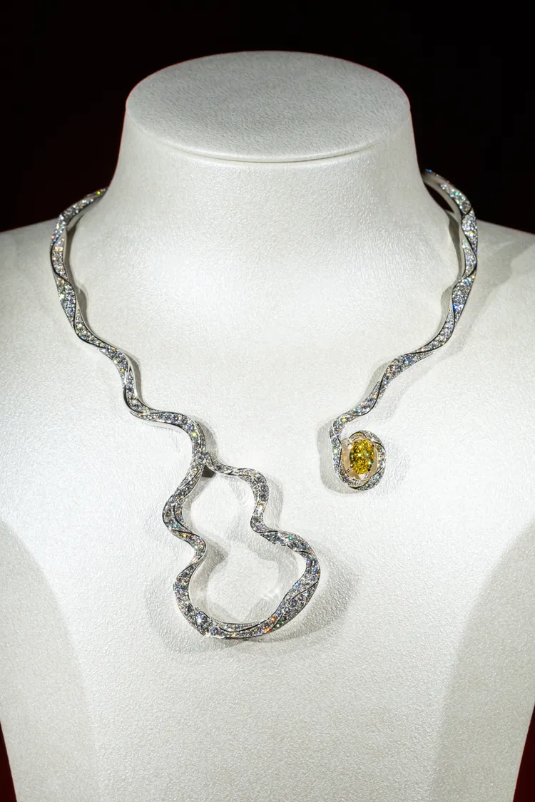 Qeelin Wulu Fairy高級珠寶系列。品牌提供