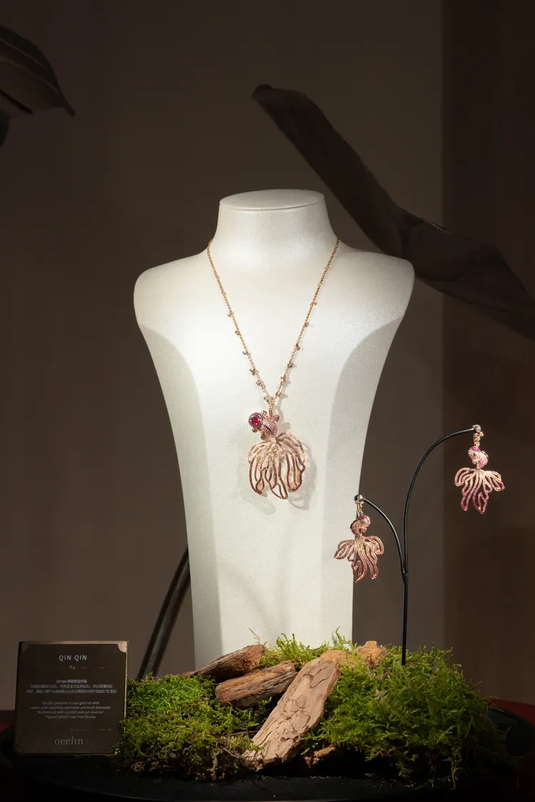 Qeelin Qin Qin高級珠寶系列。品牌提供