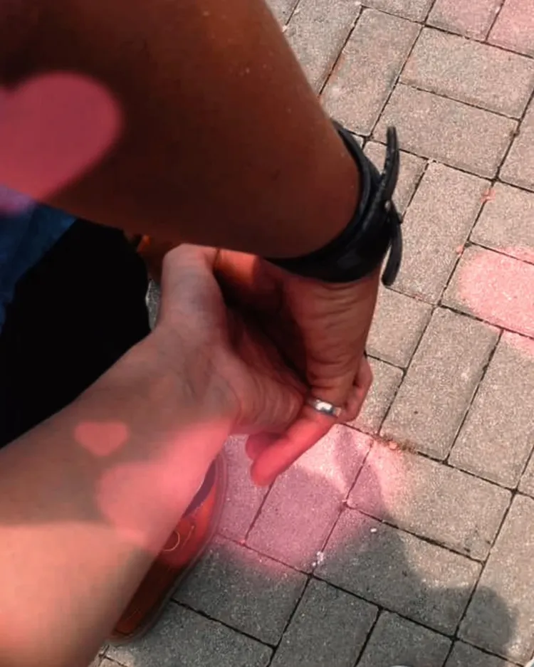 賴銘偉曬出13年前跟女友的舊照。翻攝賴銘偉臉書