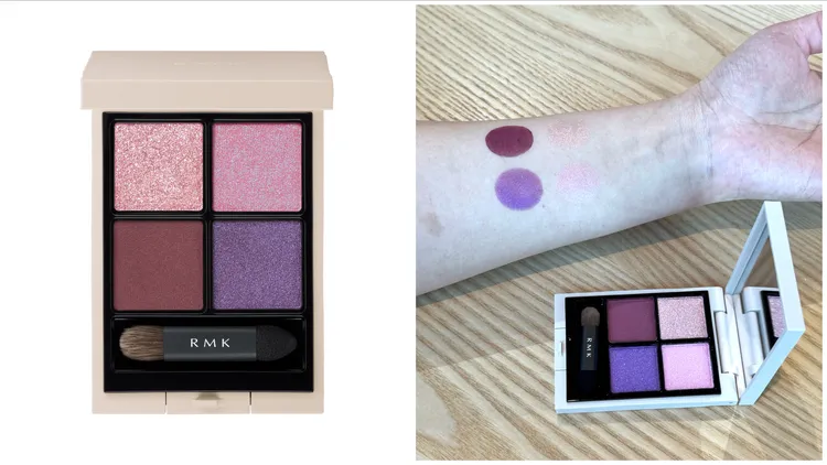 RMK日本伊勢丹限定彩妝立體調色眼盤#EX13，2150元。品牌提供、張家玲攝