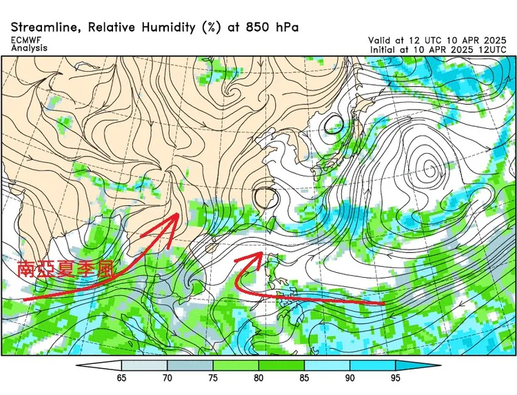 「梅雨前期」的氣候特徵提早出現。翻攝自鄭明典臉書