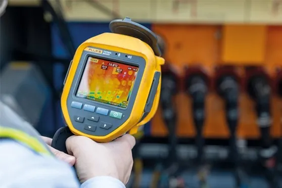 紅外線攝錄影像檢測。桃園區處提供