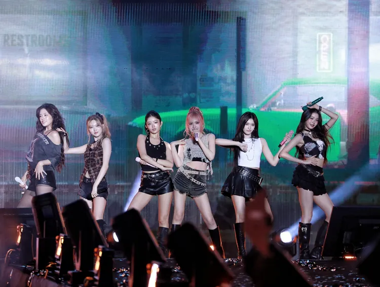 IVE一出場，台下尖叫聲掀頂。讀者提供