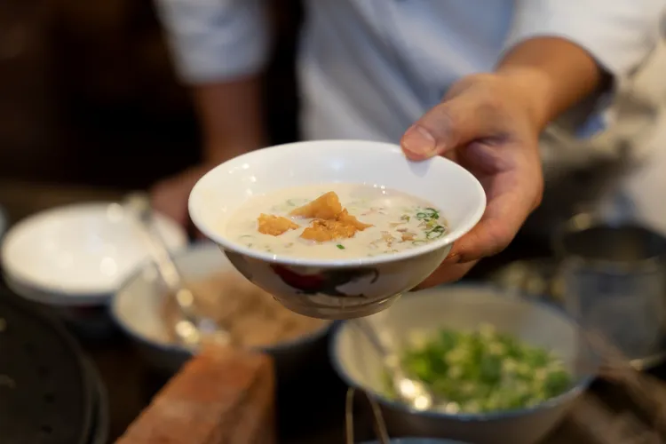 君品酒店早餐「正義豆漿店」。業者提供