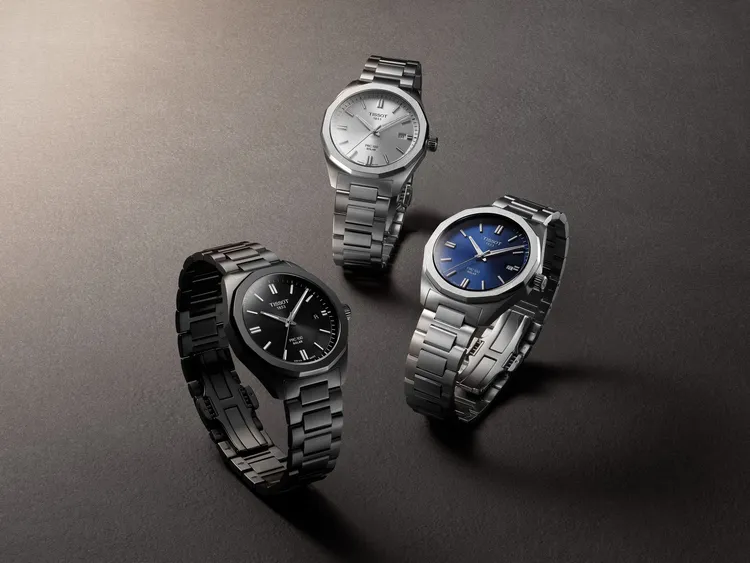 TISSOT推出PRC 100 Solar太陽能腕錶。品牌提供