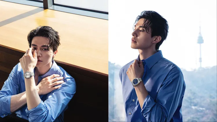 李棟旭配戴TISSOT PRC 100 Solar太陽能腕錶。品牌提供