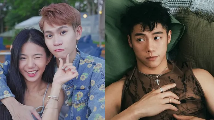 家寧與Andy分手後卻因頻道收益分配撕破臉，昨再扯出她「男閨蜜」網紅范成章（右）。翻攝眾量級臉書、chengchangfan IG