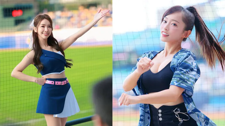 Fubon Angels禾羽（左）、丹丹（右）。翻攝自禾羽／丹丹IG