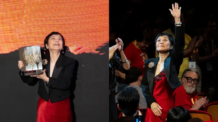 張艾嘉感性發聲。烏迪內遠東國際影展提供