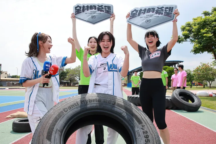 《全村的希望》今天在苗栗縣苑裡鎮的山腳小學出外景。東森提供