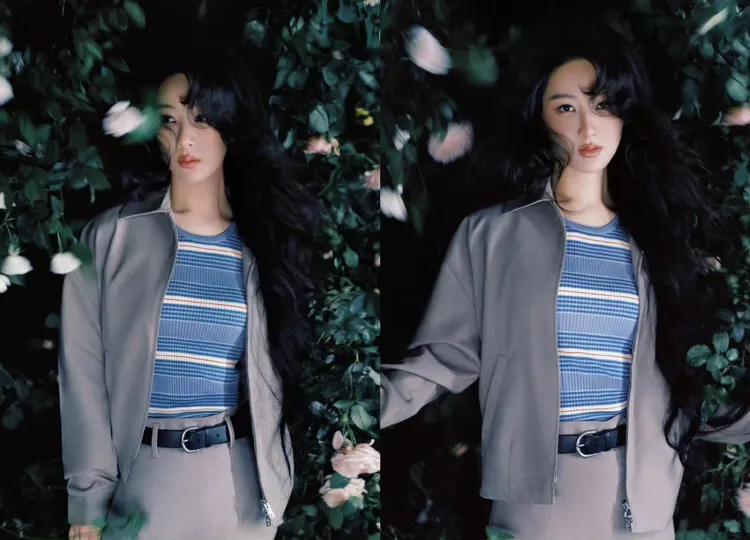 楊紫替《時尚芭莎》拍攝6月刊大片。翻攝《時尚芭莎》微博