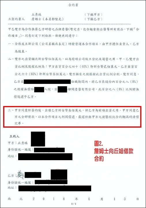 翻攝王鈞臉書