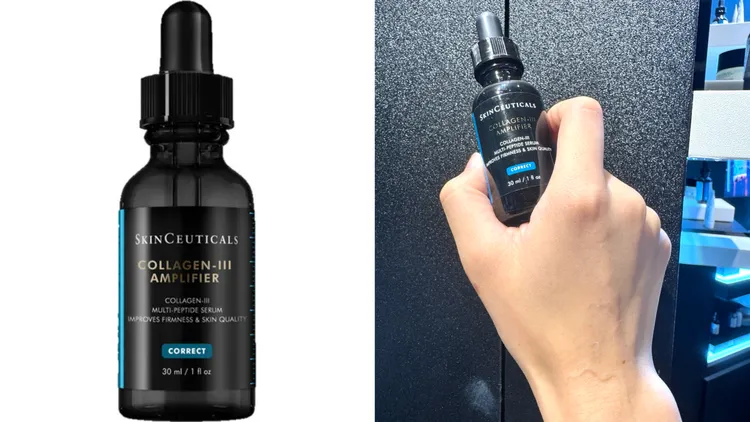 三重原生膠原彈嫩精華，30ml／4560元。品牌提供、張家玲攝