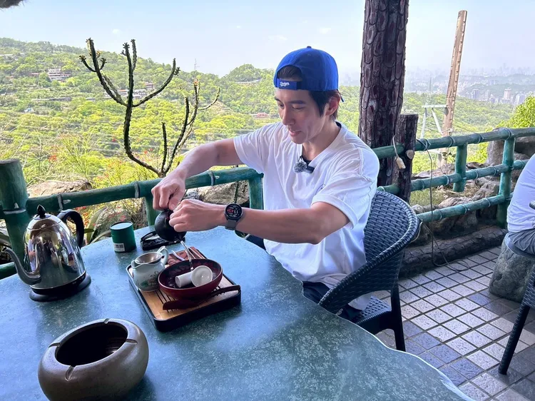 修杰楷到終點終於可以放鬆。《修TIME》提供