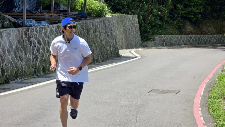 修杰楷跑到終點。《修TIME》提供