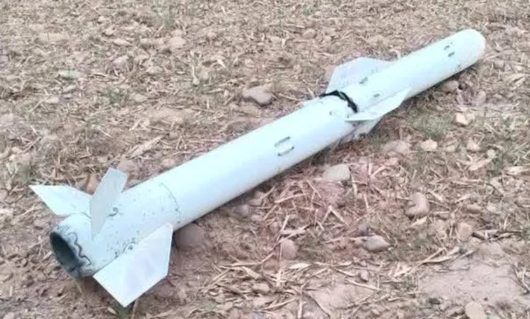 印度領土發現的霹靂-15空對空飛彈。翻攝X@Indiapl-15