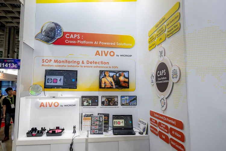 擷發科技全新亮相自研AI視覺軟體平台AIVO。擷發科技提供