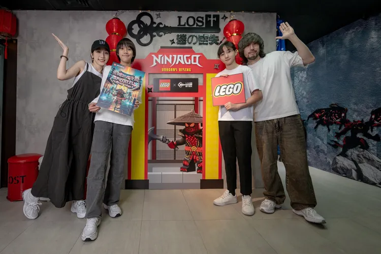 創造最強忍術!樂高與LOST密室逃脫再度合作推出限定旋風忍者主題。業者提供