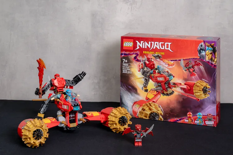 樂高旋風忍者系列新品「71830 赤地的機械人風暴騎士」。業者提供