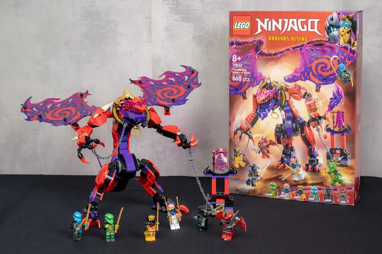 2025樂高旋風忍者系列新品登場！「71832混沌龍雷牙」強悍現身。業者提供