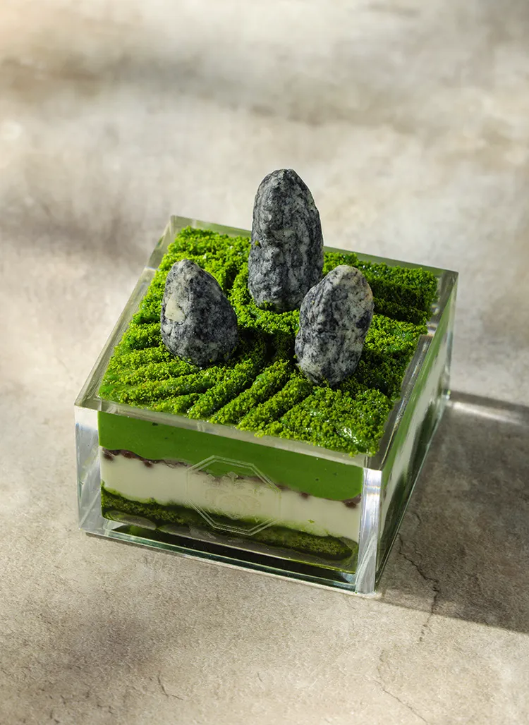 枯山水抹茶提拉米蘇。業者提供