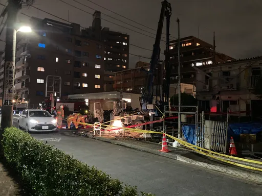 神話破滅？東京工地爆炸10傷！地下竟藏「過期60年危險物」