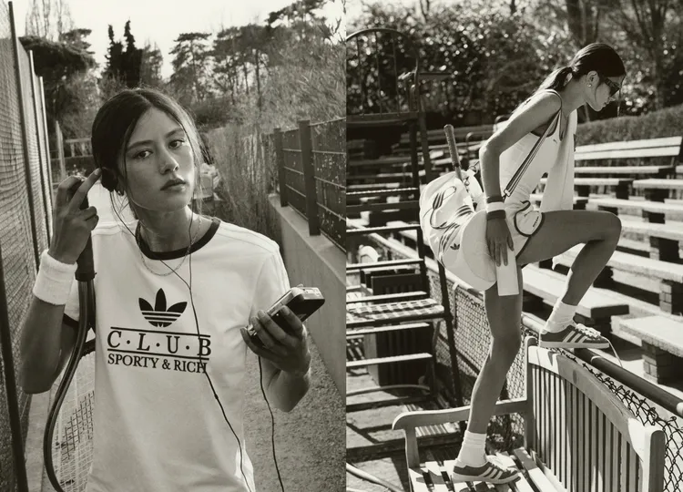 adidas Originals與Sporty & Rich推出網球聯名系列。品牌提供