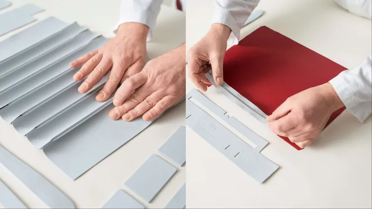 Whitney包設計靈感取自惠特尼博物館標誌性的羅紋外觀。品牌提供