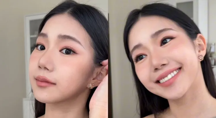 家寧之前拍了2支化妝影片。翻攝家寧IG