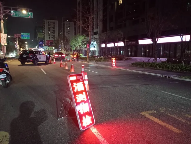 執行取締酒駕大執法，貫徹酒駕零容忍，防制酒駕事故。警方提供