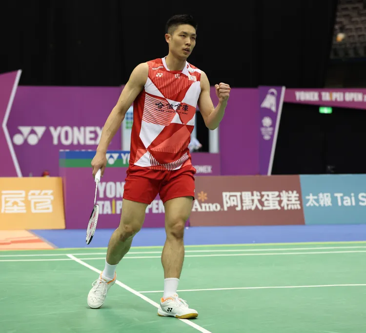 周天成原本想拿冠軍送媽媽。羽協提供