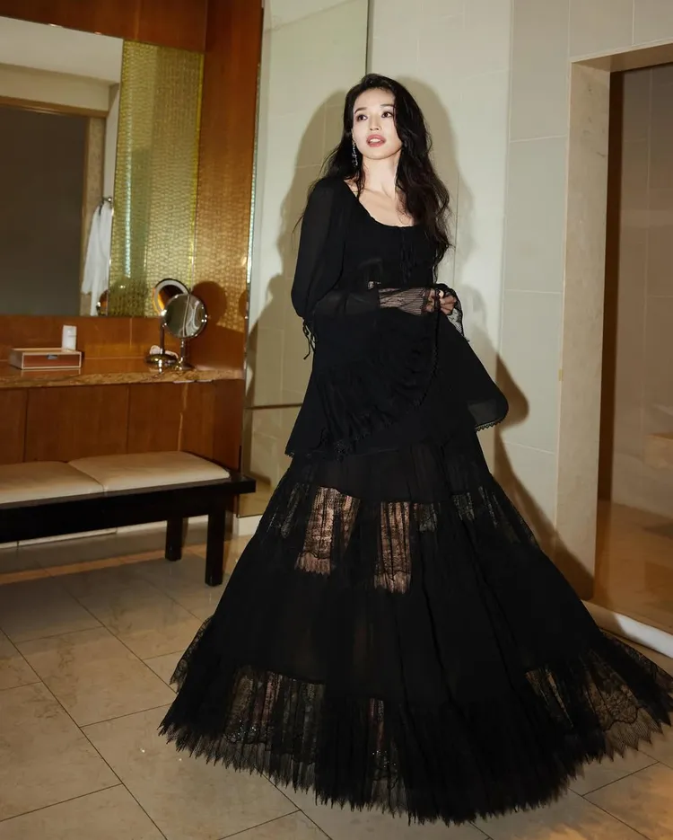 舒淇受訪時放閃稱和老公馮德倫「天天都是情人節」。翻攝舒淇IG