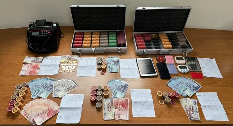 警方查獲相關證物。警方提供