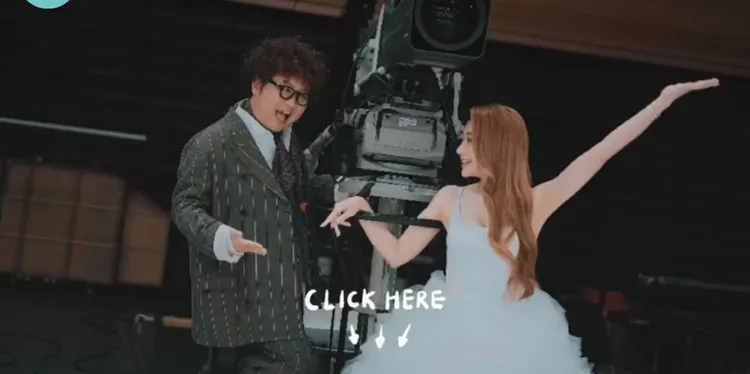 納豆與依依幸福洋溢。翻攝playground_wed IG