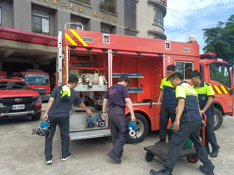 鋒面來襲，恐有強降雨，竹市啟動三級應變中心。新竹市府提供