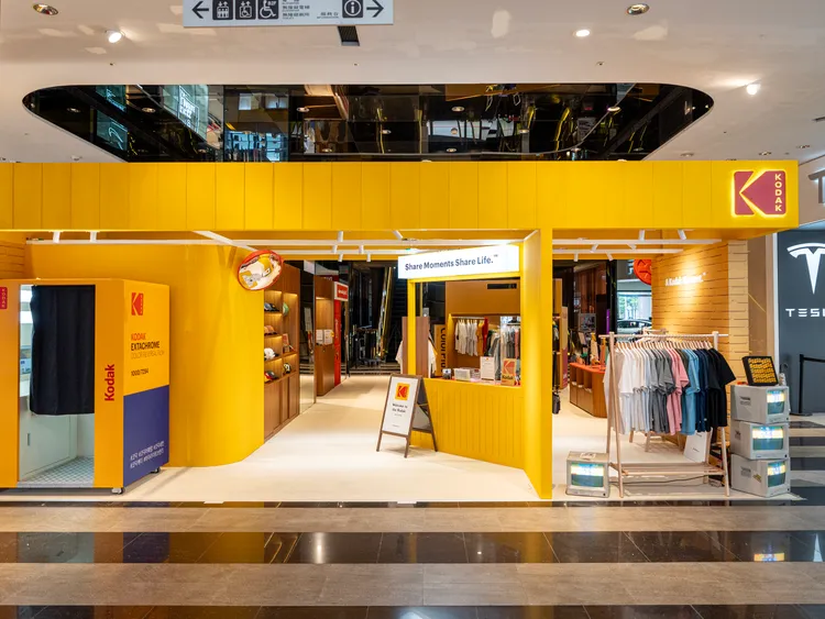 KODAK APPAREL在台北信義A11打造快閃店。品牌提供