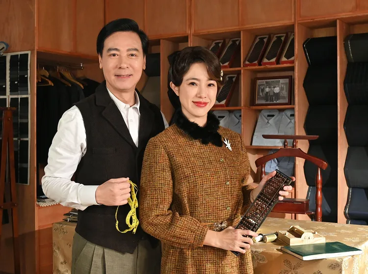 尹昭德（左）和黃瑄飾演夫妻，兩人攜手共度許多難關。台視提供