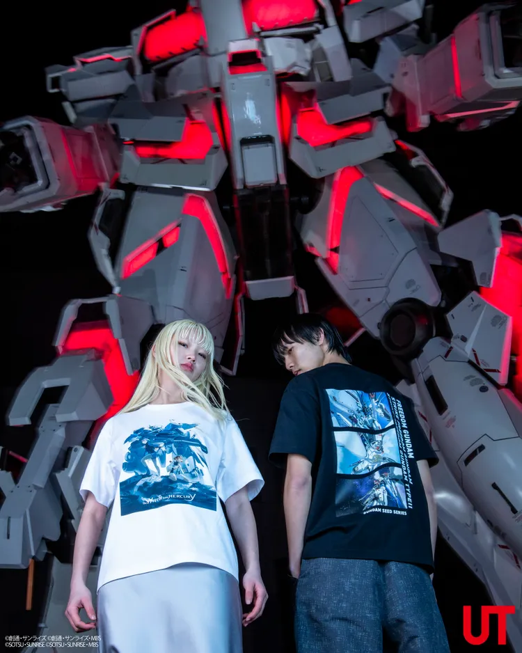 UNIQLO GUNDAM UT印花T恤，各490元。品牌提供

