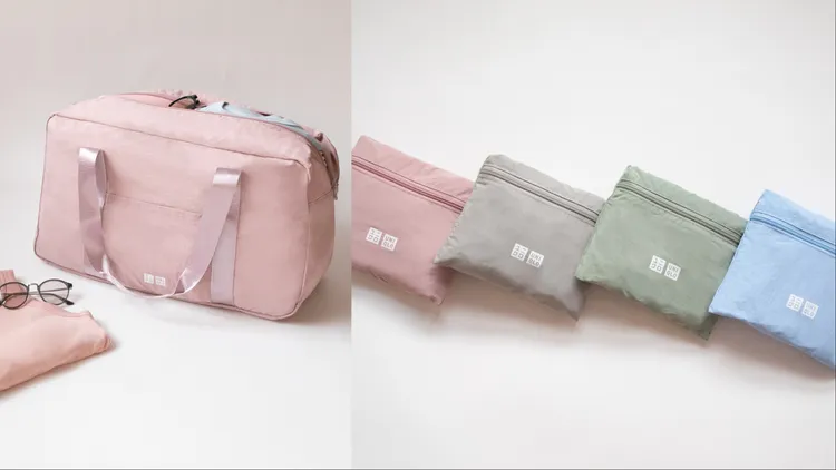 UNIQLO的滿額贈為摺疊旅行袋。品牌提供