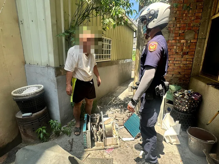 員警將竊嫌查緝到案。翻攝畫面