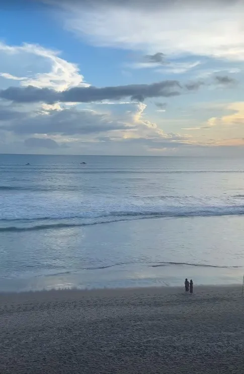 峇里島沙灘美景。翻攝馬筱梅IG