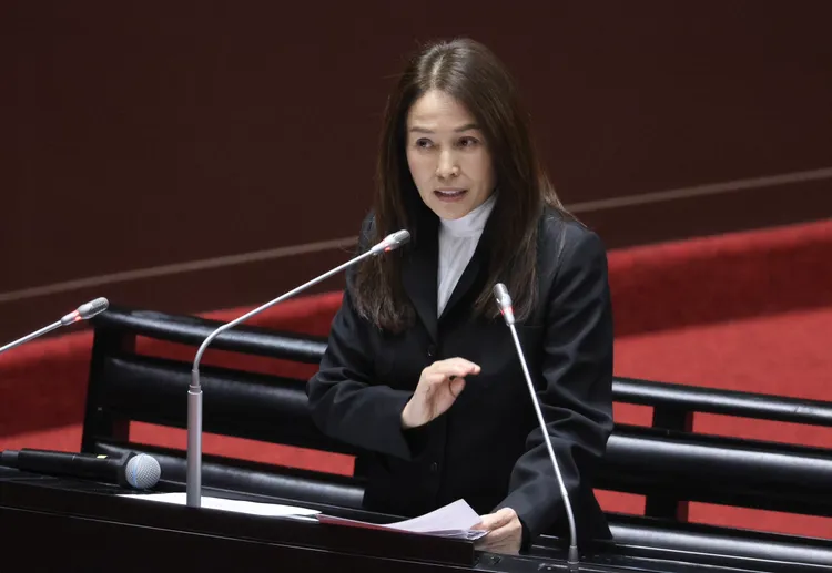 無黨籍立委高金素梅。彭欣偉攝