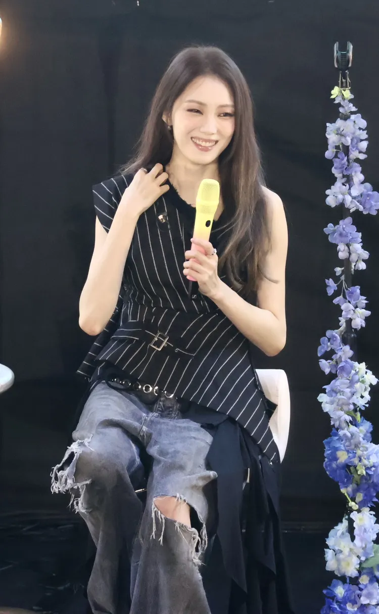 李聖經日前在三重綜合體育館舉行見面會。莊宗達攝