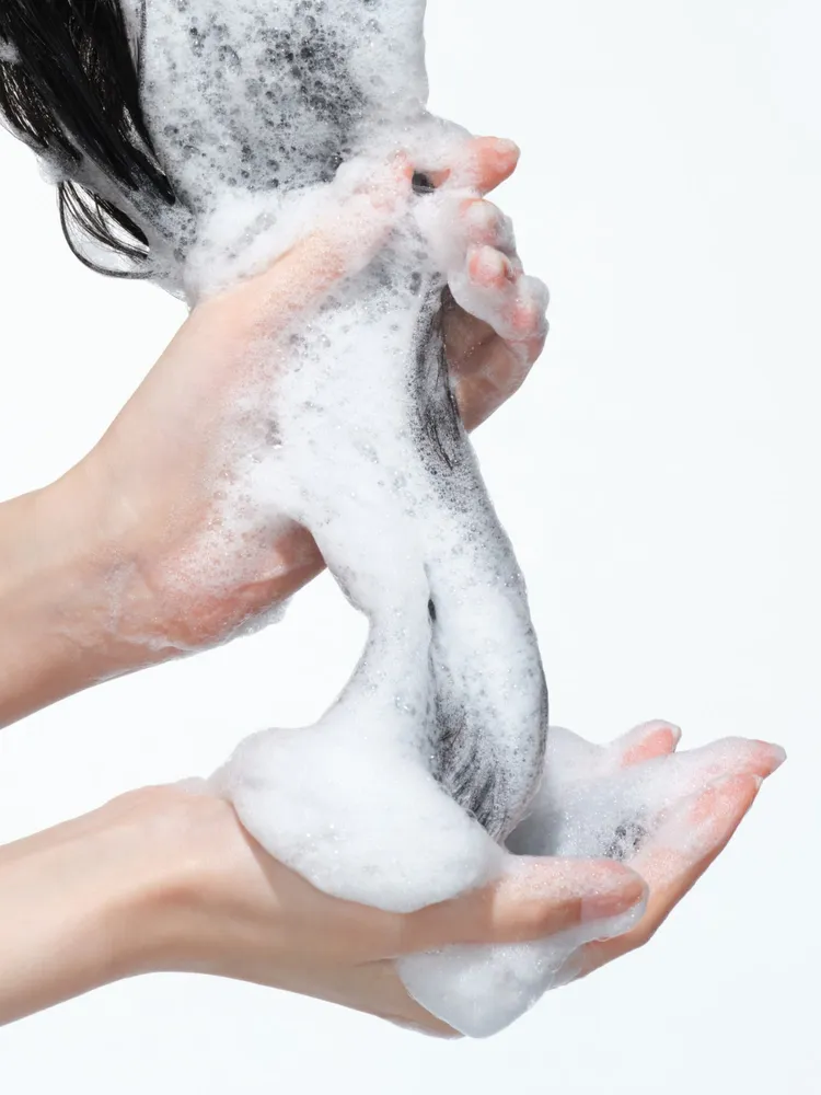 思波綺洗髮乳泡沫質地。品牌提供