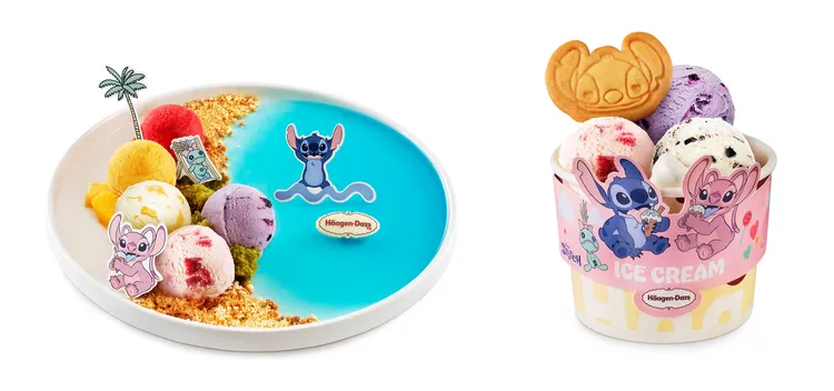 史迪奇粉絲不能錯過的外帶與內用甜品。業者提供