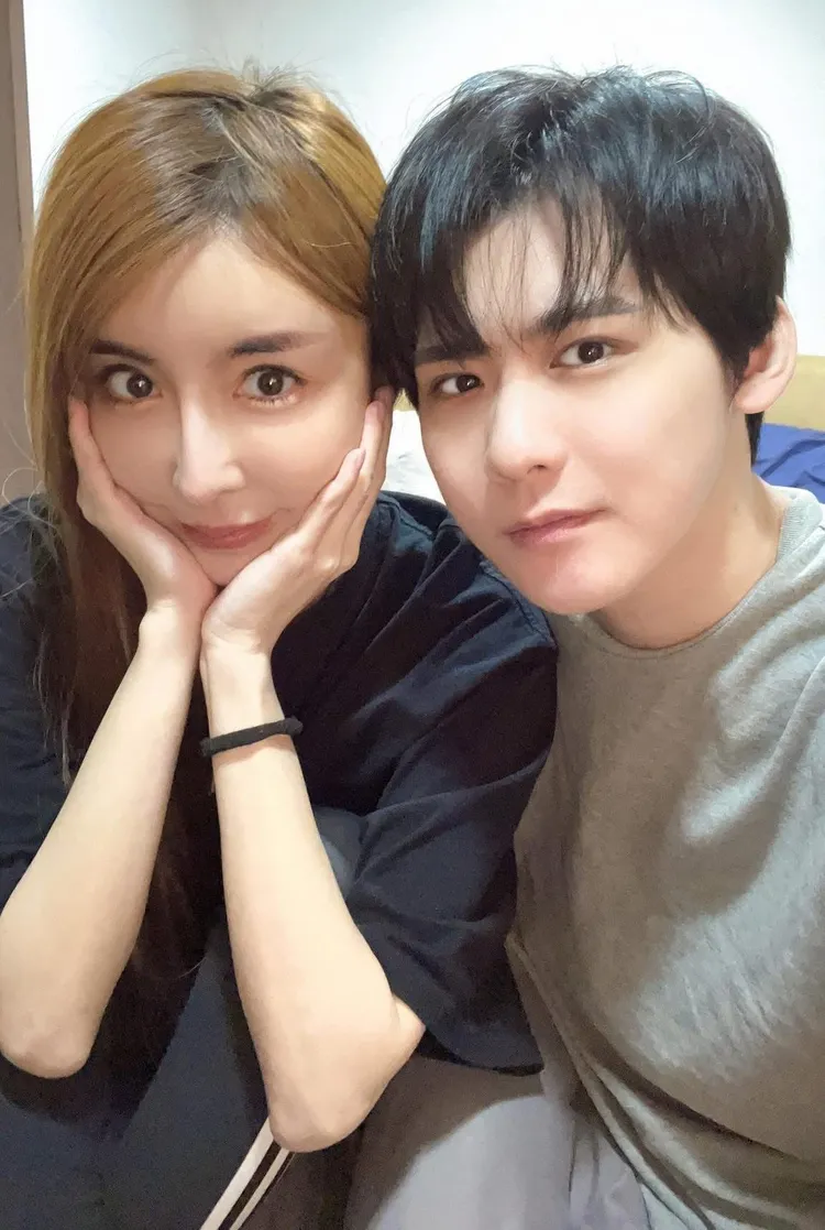 雪碧與黃正杰曾交往約1年。翻攝雪碧Threads