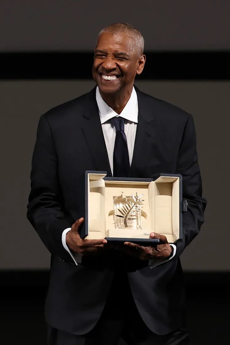 丹佐華盛頓喜獲榮譽金棕櫚獎。美聯社