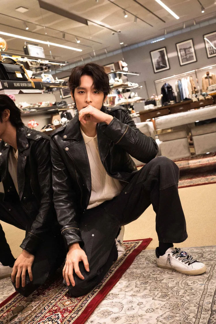 曹佑寧出席Golden Goose新店開幕活動。品牌提供